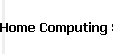 Home Computing Services